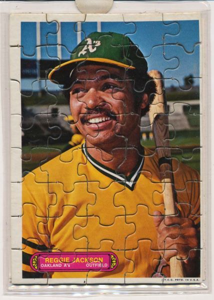 1974 Topps Baseball Jigsaw Puzzle Jackson